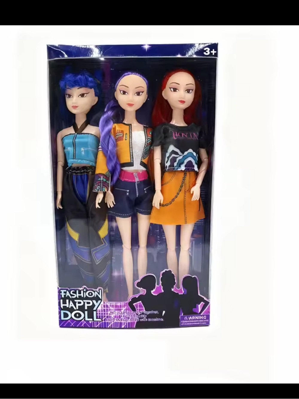 Kpop demon hunters Rumi mira zoey Doll 3-Piece Set - Colorful Dolls